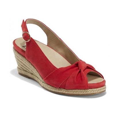 Earth Shoes Women's Spicy Red Thara Bermuda Comfort Sandal BERMUDA-RED