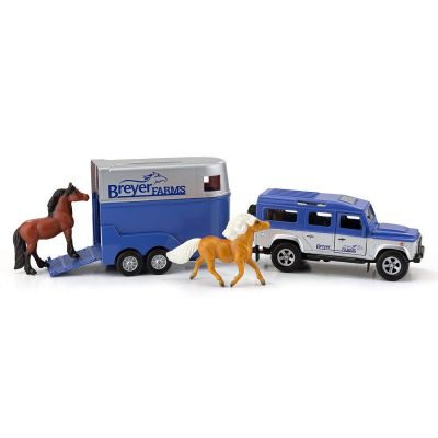 Breyer Land Rover and Tag-a-long Horse Trailer 59216