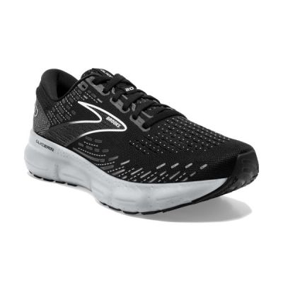 Brooks Black/White/Alloy Glycerin 20 Womens Running Shoes 120369-059