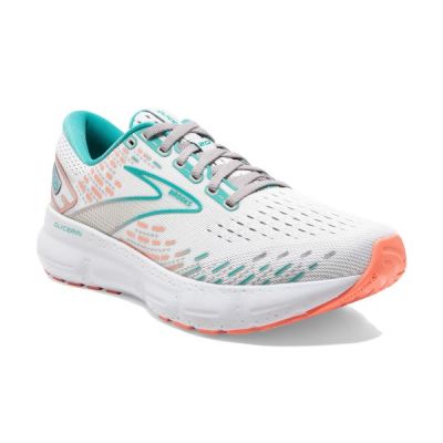 Brooks Oyster/Latigo Bay/Coral Glycerin 20 Womens Running Shoes 120369-061