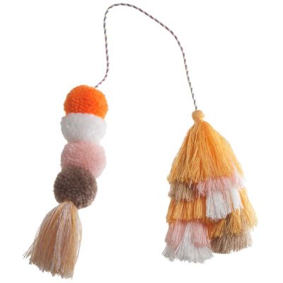 Bogg Creamsicle Double Baubles Tassel