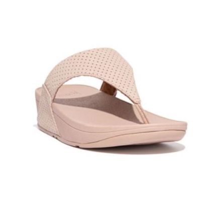 Fitflop Beige Lulu Perf Croc Womens Sandals EU6-137