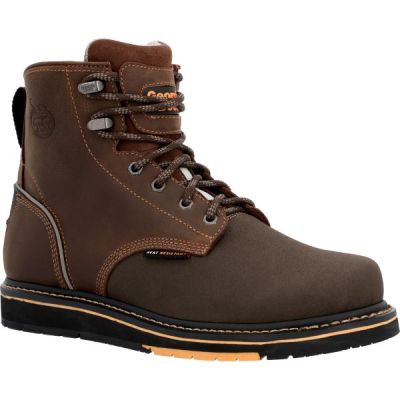 Georgia Boot Brown AMP LT Power Wedge Mens Composite Toe Work Boots GB00519