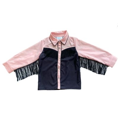 Shea Baby Pink Vintage Pearl Snap Toddler Shirt GWEST04