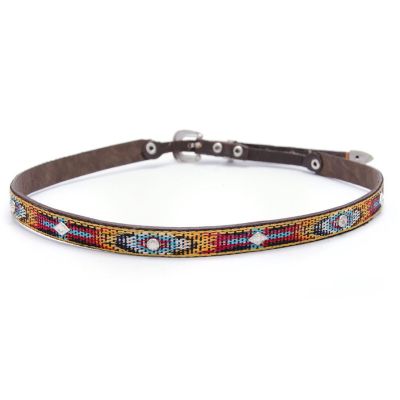 Phunky Horse Multi Color Stitch Classic Hatband HB-16
