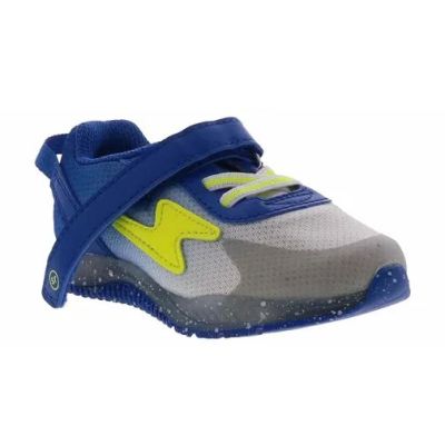 Stride Rite Storm 2 Blue/Yellow/Grey Toddler Boys Sneakers KB021401