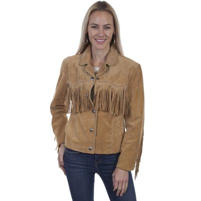 Scully Old Rust Womens Suede Fringe Jacket **ONLINE ONLY** L1016