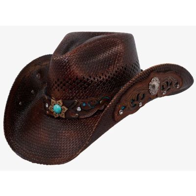 Austin Handmade Hats Chocolate Brown Leah Western Hat 05-704