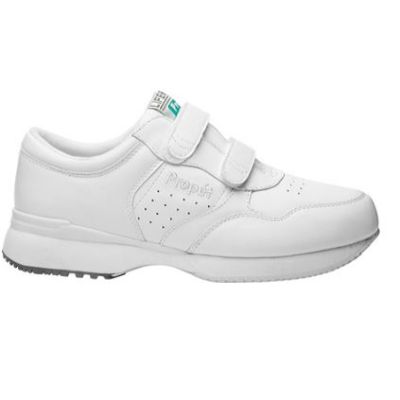 Propet Velcro Walker White Leather Mens Casual M3705WX