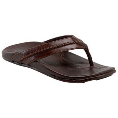 Olukai Mea Ola Dr Java Leather Mens Sandal 10138-4848