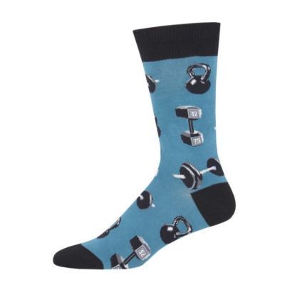 Socksmith Blue Do You Even Lift Bro? Men's Socks MNC1837-BLU