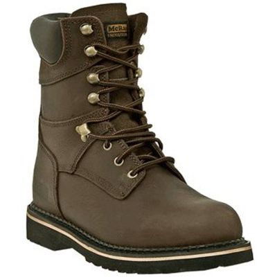 Dan Post Dark Brown Lace-Up 8inch Soft Toe  Mens Work Boots MR88144