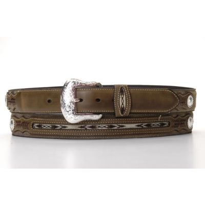 N2475702 Brown Nocona Top Hand Southern Western Men's Belts