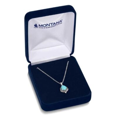 Montana Silversmith Simple Flourish Turquoise Necklace NC5774