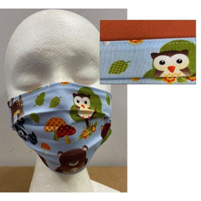 Kids 100% Cotton Reversable Masks