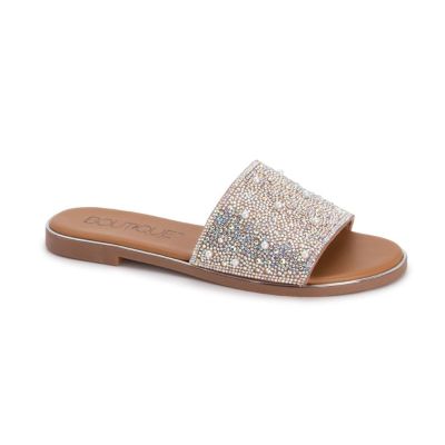 Corky Clear Jewels Pizzazz Women's Slide Sandals 81-0021-CLJW