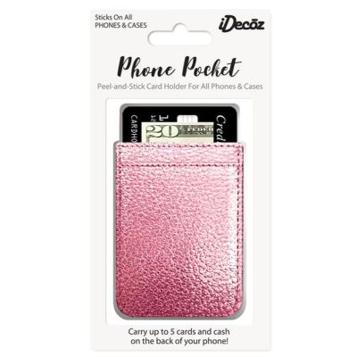 IDecoz Rose Gold Leather Phone Pocket RG427C