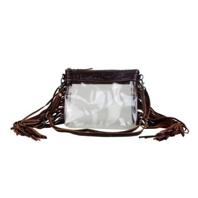 Myra Bag Intricate Clear Fringe Bag S-2891