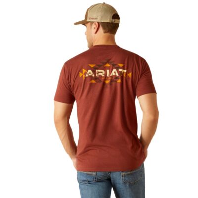 Ariat Rusty Heather SW Cacti Men's Short Sleeve T-Shirt 10051753