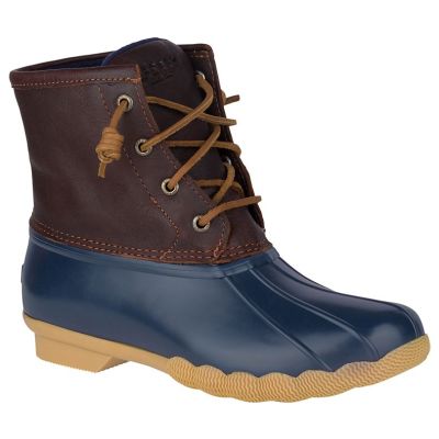 Sperry Tan/Navy Saltwater Womens Duck Boots STS91175