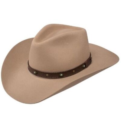 SBSSRD-4134 Tan Sunset Ride Buffalo Felt Western Stetson Hat