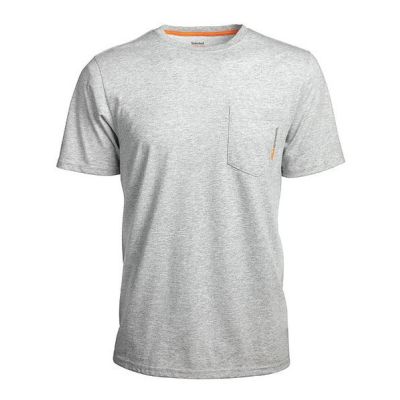 Timberland Pro Mens Sandstone Base Plate Blended Short Sleeve T-Shirt TB0A1HNSC81