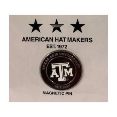 American Hat Makers Texas A&M Hat Pin Magnet TEXAS AM PIN