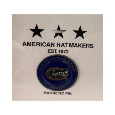 American Hat Makers Univ of Florida Hat Pin Magnet U FLORIDA PIN