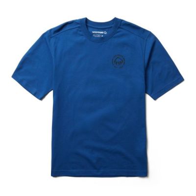 Wolverine Horizon Blue America Men's Graphic Short Sleeve Tee Shirt W1209110-432