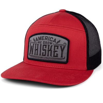 Rural Cloth Red We Grow Whiskey Men's Hat WGWR-V02