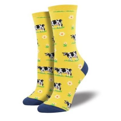 SockSmith Yellow Womens Legendairy Socks WNC1516