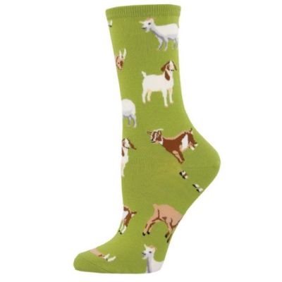 SockSmith Green Silly Billy Womens Socks WNC775-FERN