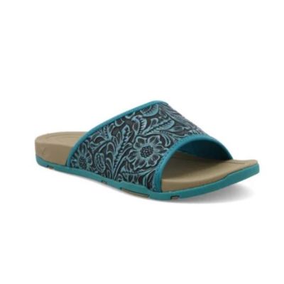 Twisted X Dark Teal with Teal Womens Sandals WSD0036
